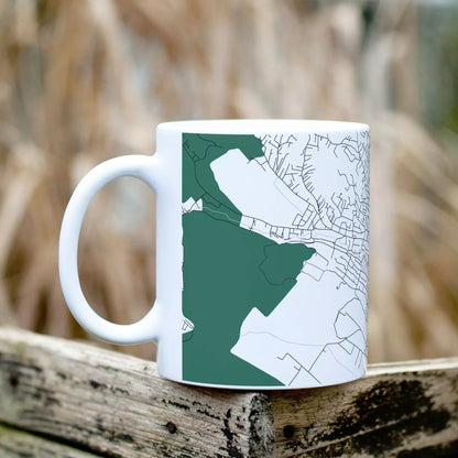 Pomáz - Térképes bögre