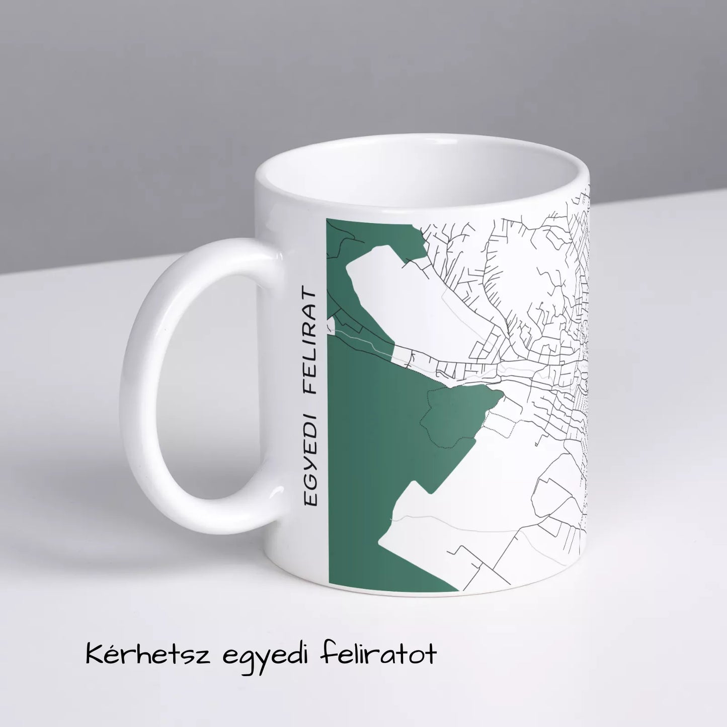 Pomáz - Térképes bögre