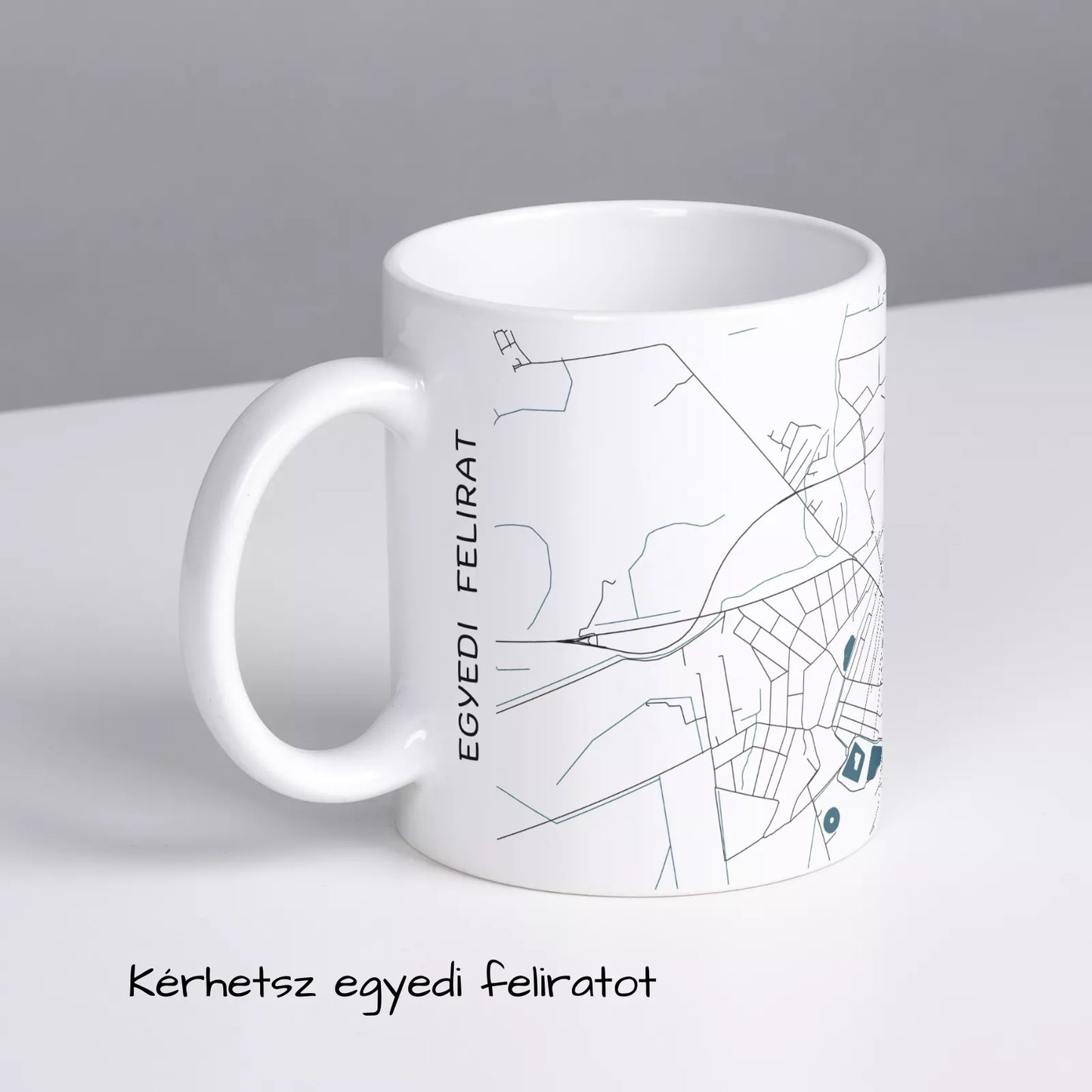 Püspökladány - Térképes bögre