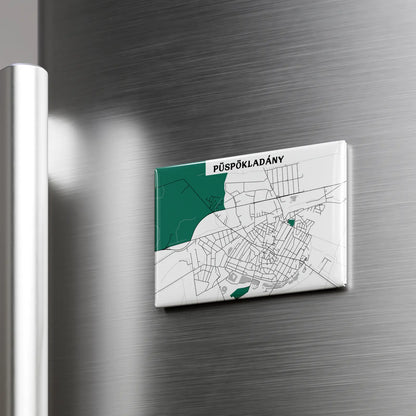 Püspökladány - Térképes hűtőmágnes