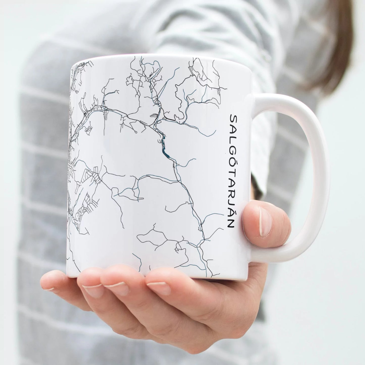 Salgótarján - Térképes bögre