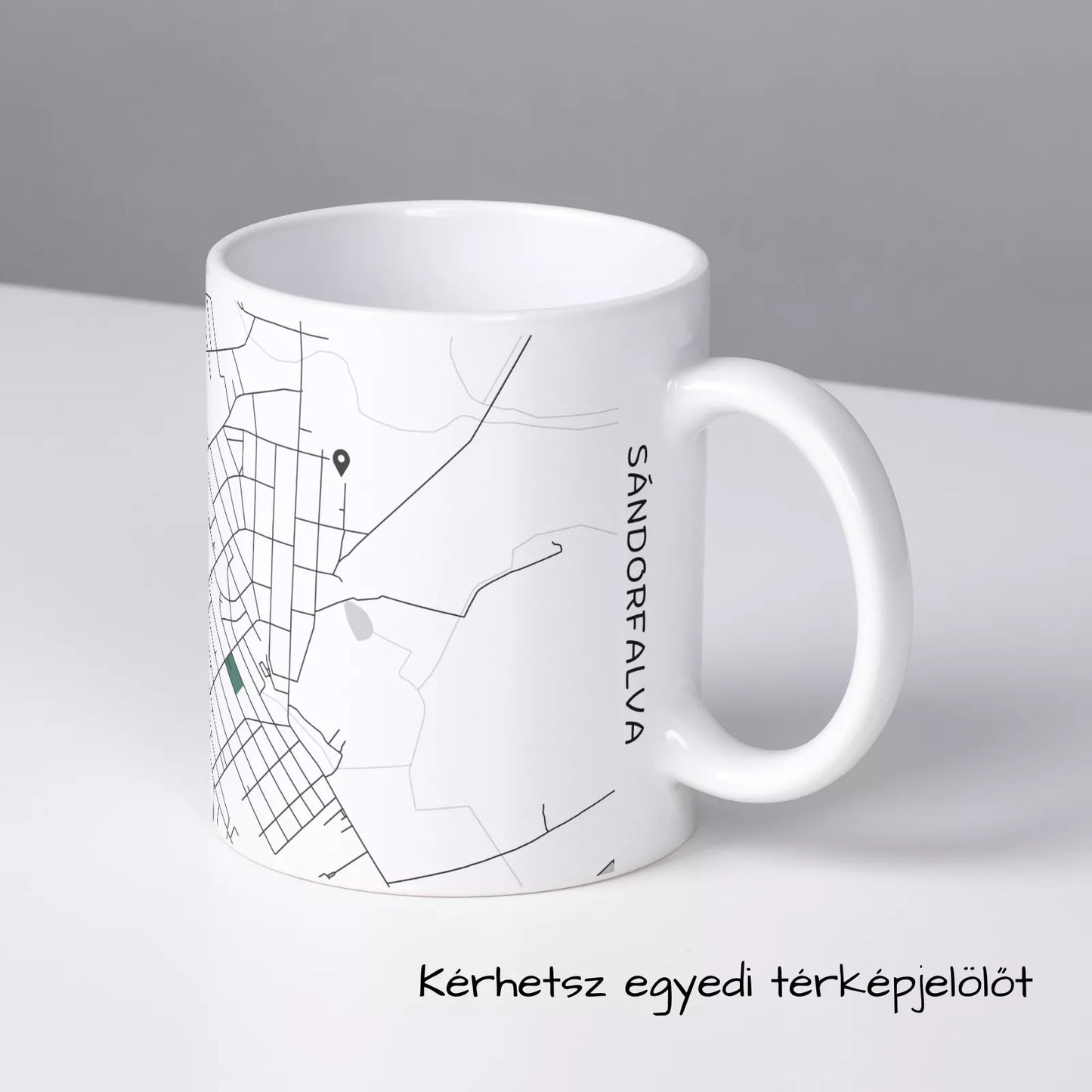 Sándorfalva - Térképes bögre