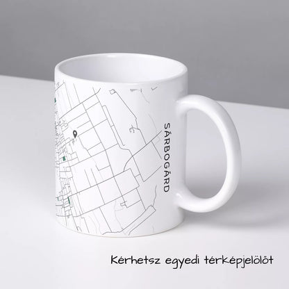 Sárbogárd - Térképes bögre