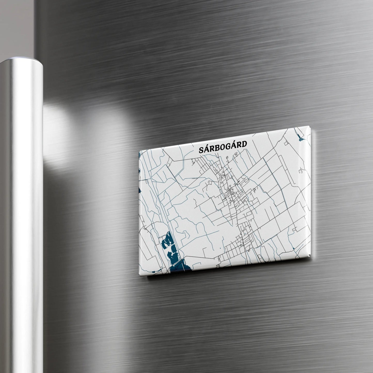 Sárbogárd - Térképes hűtőmágnes