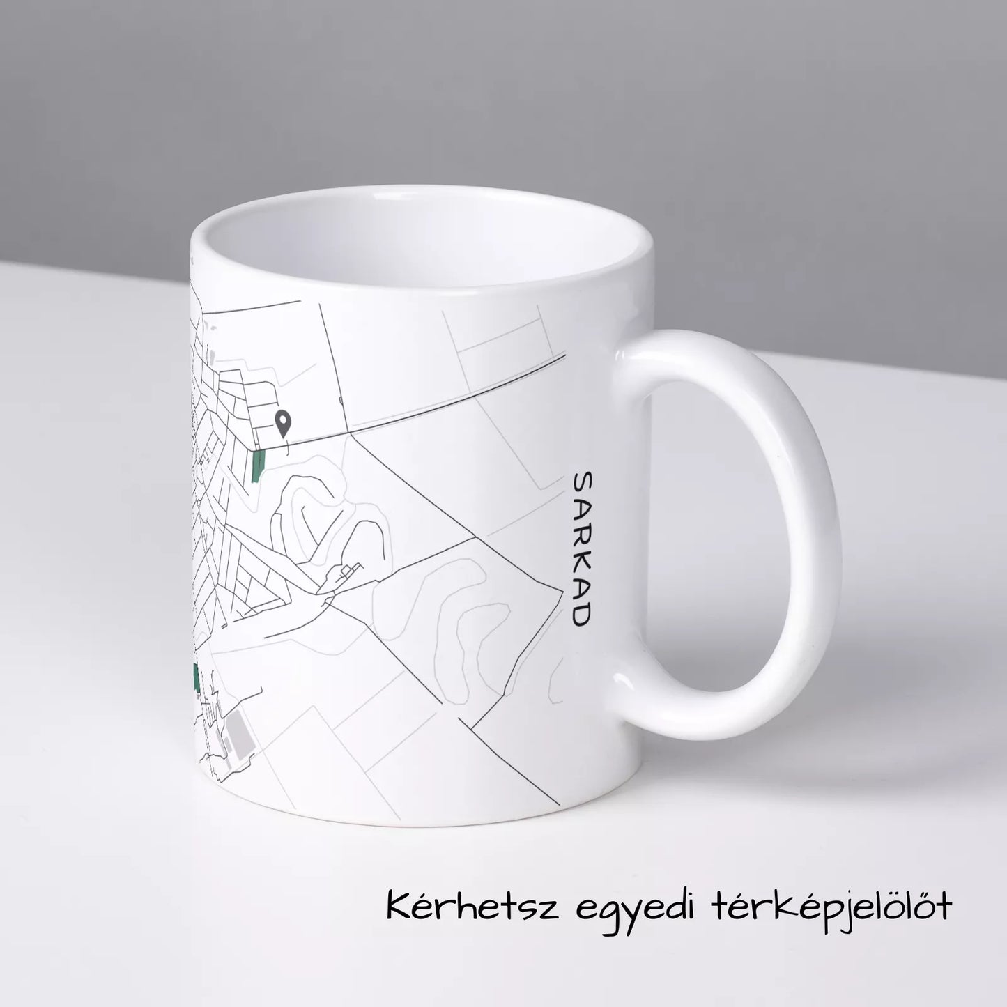 Sarkad - Térképes bögre