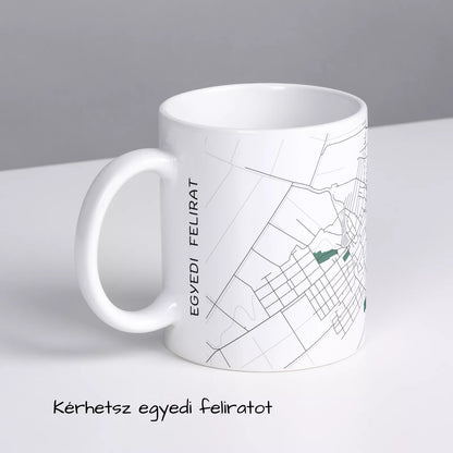 Sarkad - Térképes bögre