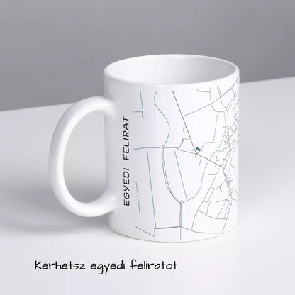 Sarkadkeresztúr - Térképes bögre