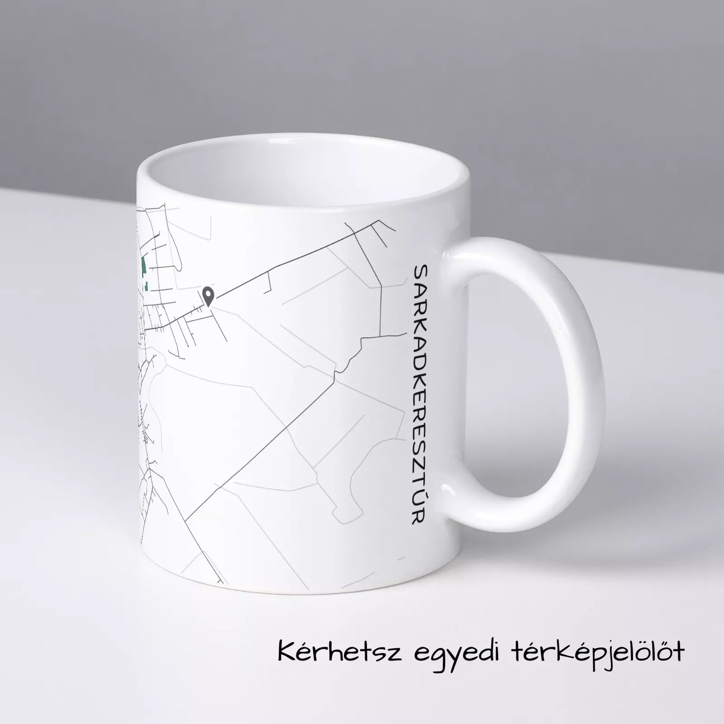 Sarkadkeresztúr - Térképes bögre