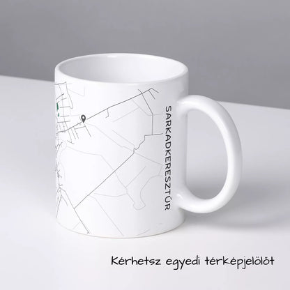 Sarkadkeresztúr - Térképes bögre