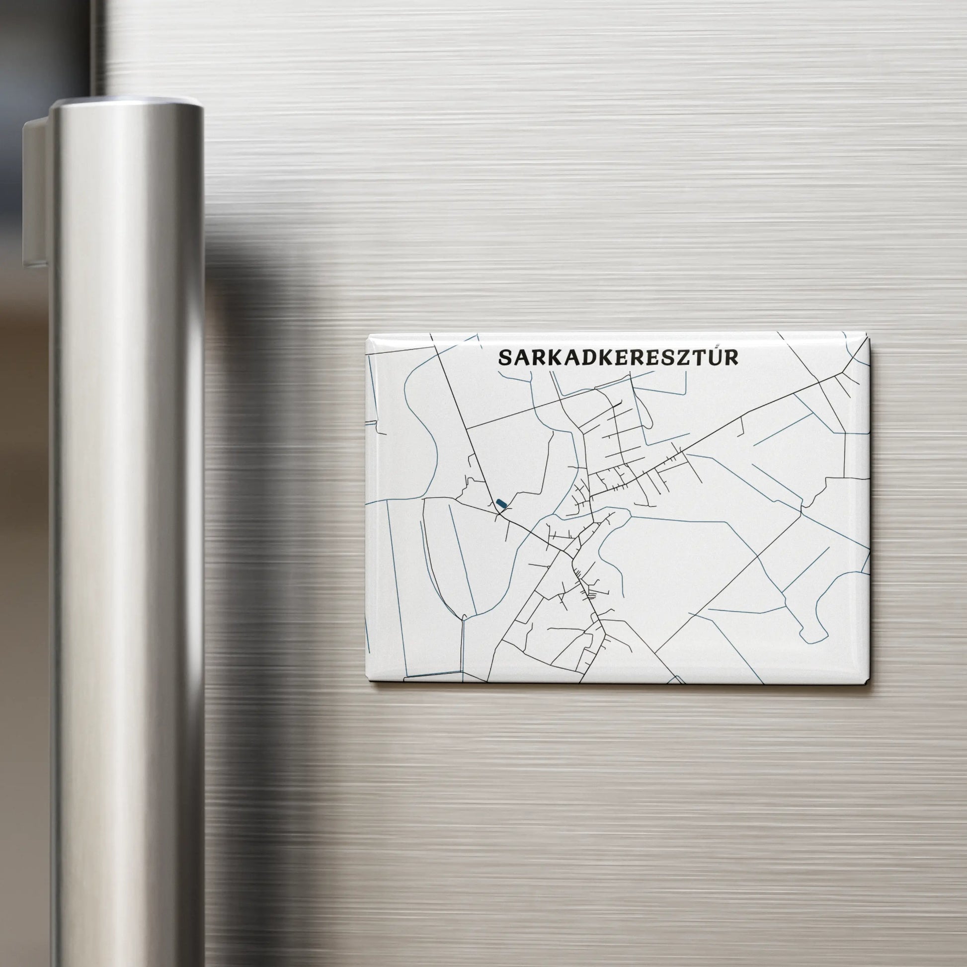 Sarkadkeresztúr hűtőmágnes