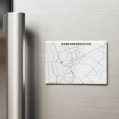 Sarkadkeresztúr hűtőmágnes