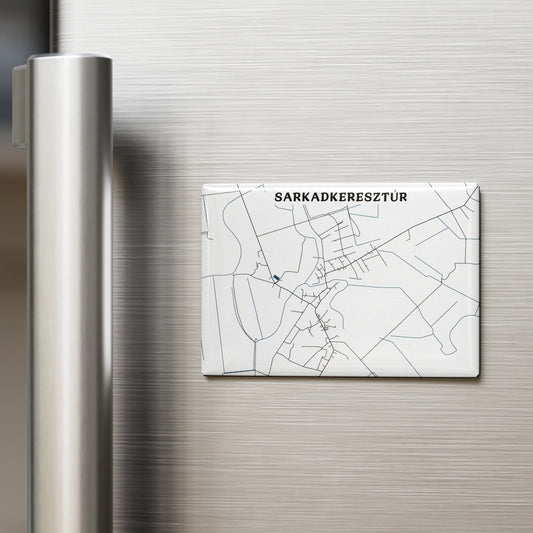 Sarkadkeresztúr hűtőmágnes