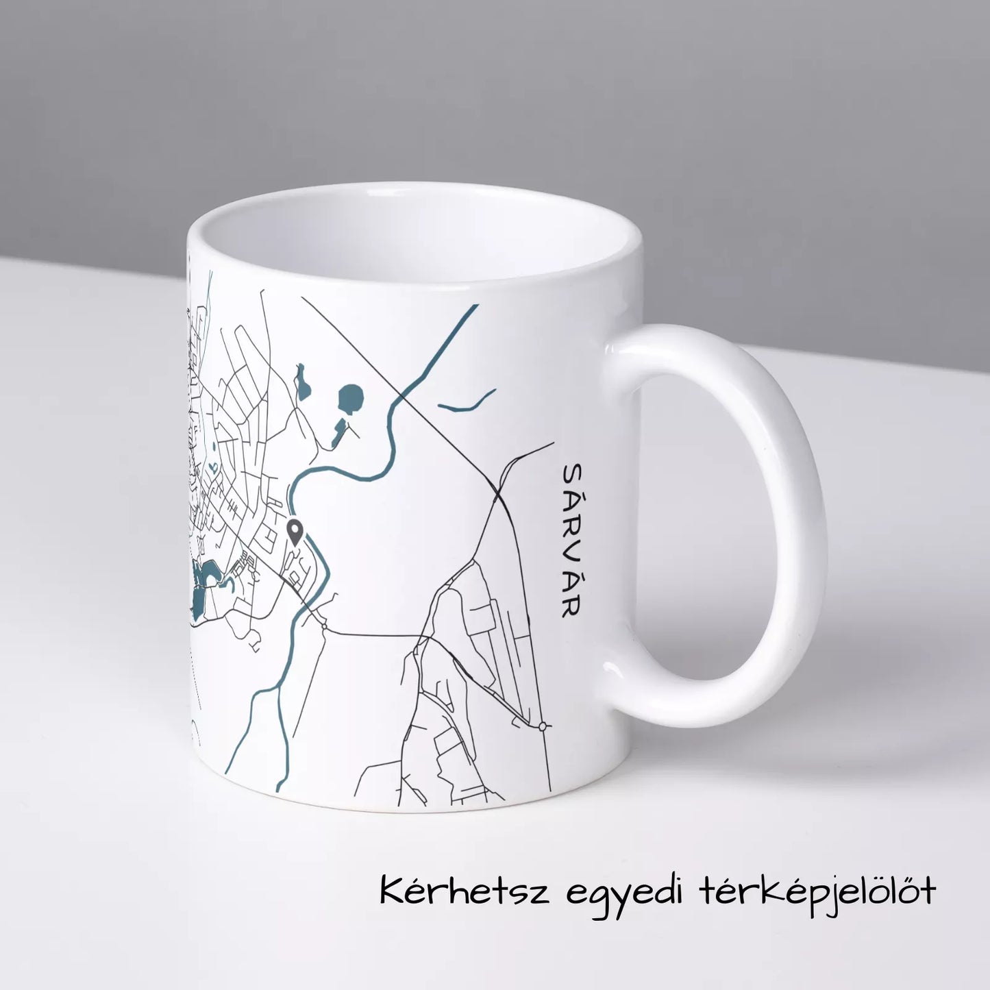 Sárvár - Térképes bögre