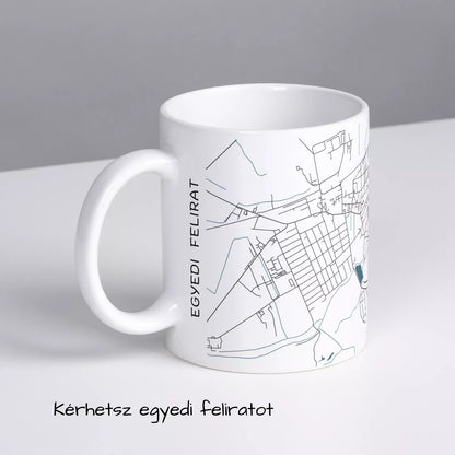 Sárvár - Térképes bögre