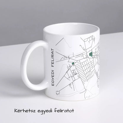 Sárvár - Térképes bögre