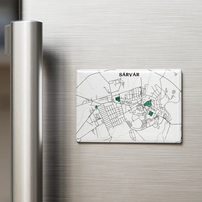 Sárvár hűtőmágnes