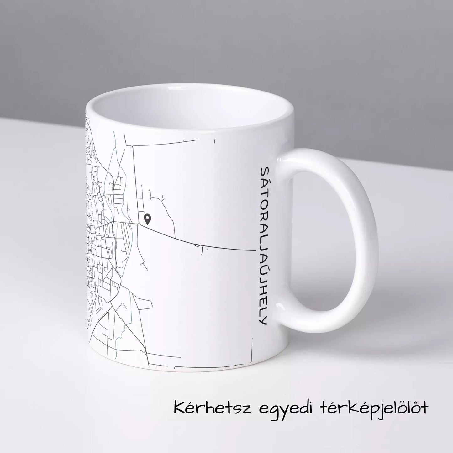 Sátoraljaújhely - Térképes bögre
