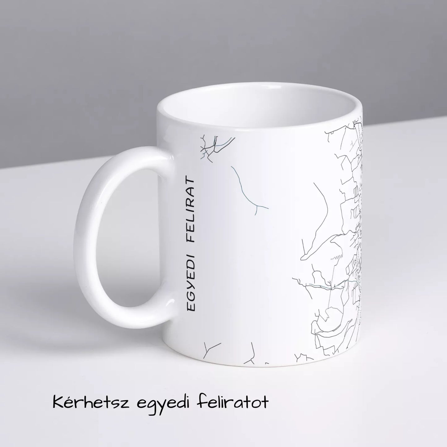 Sátoraljaújhely - Térképes bögre