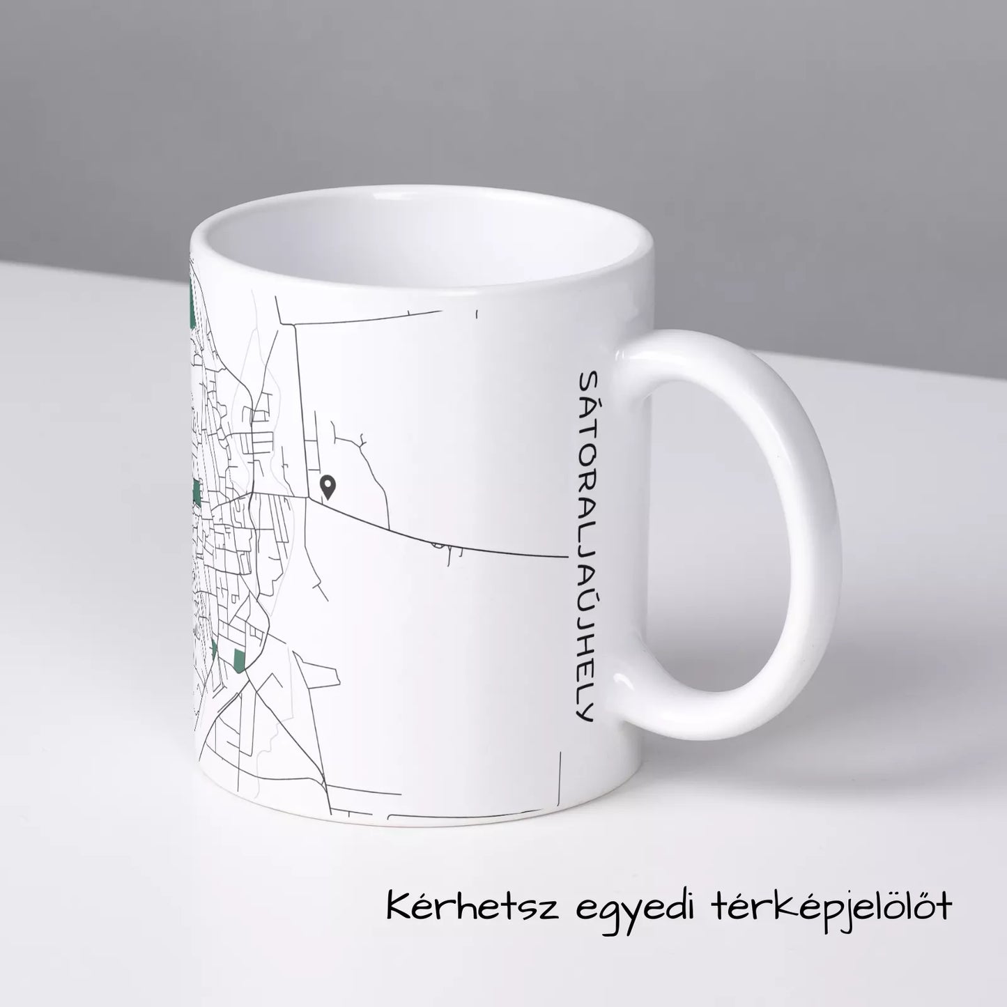 Sátoraljaújhely - Térképes bögre