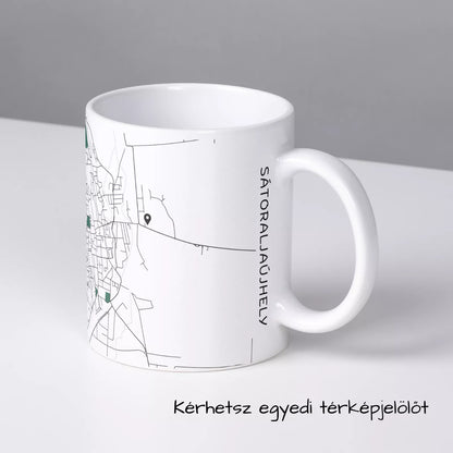 Sátoraljaújhely - Térképes bögre