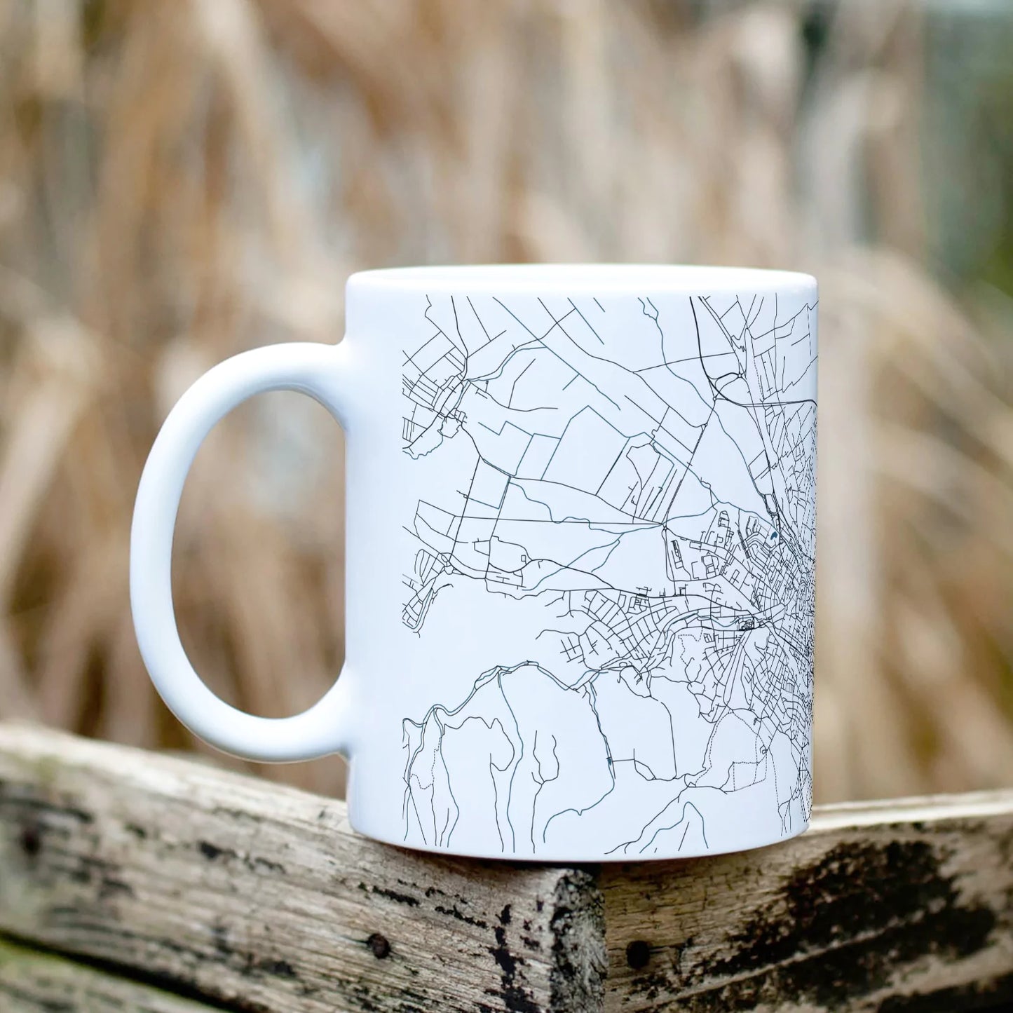 Sopron - Térképes bögre