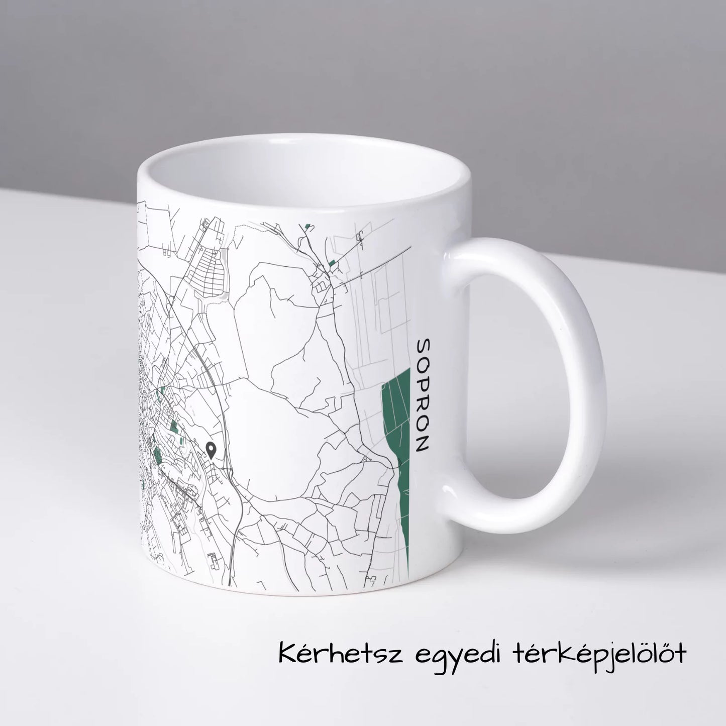 Sopron - Térképes bögre