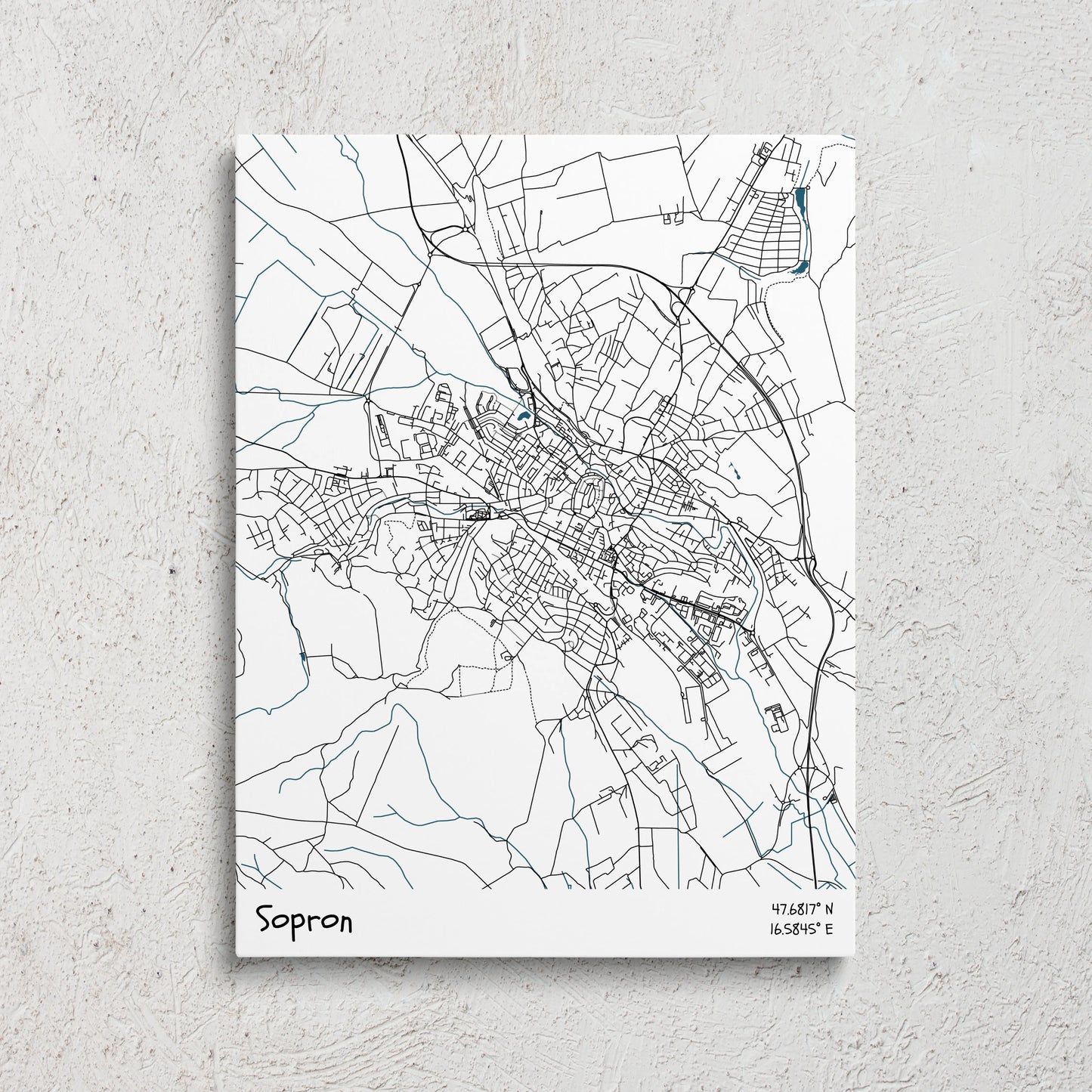Sopron vászonkép