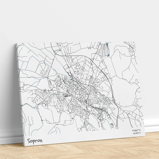Sopron vászonkép