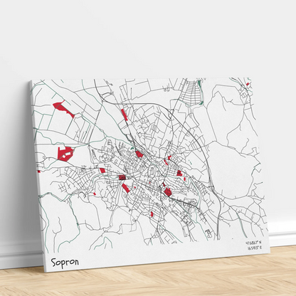 Sopron vászonkép