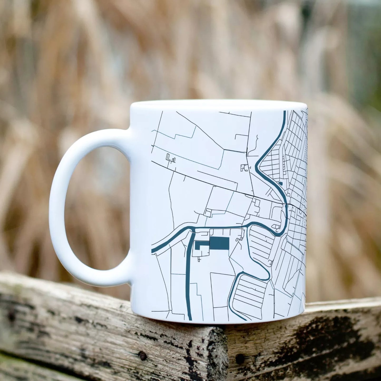 Szarvas - Térképes bögre