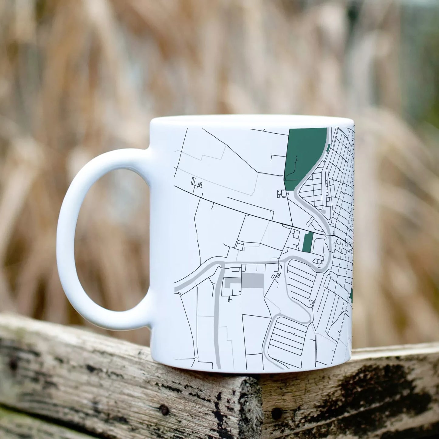 Szarvas - Térképes bögre