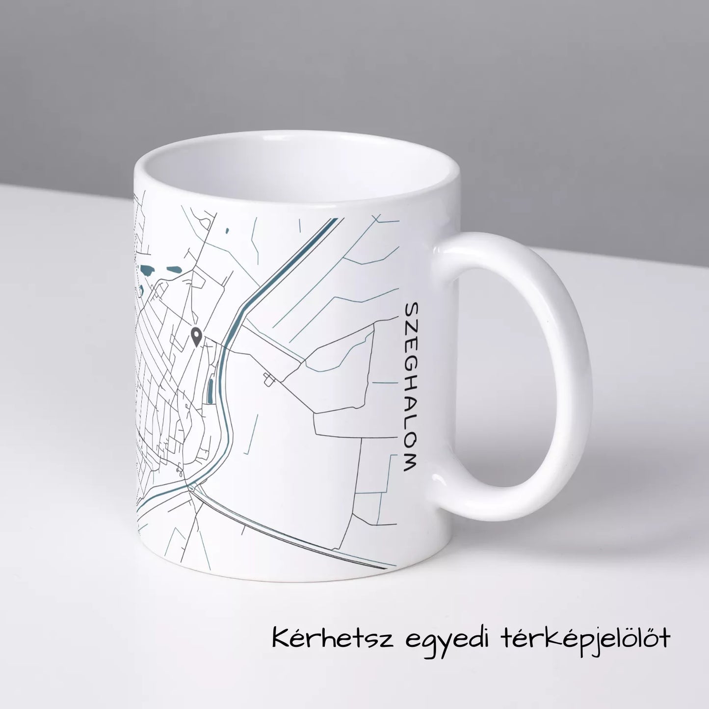 Szeghalom - Térképes bögre