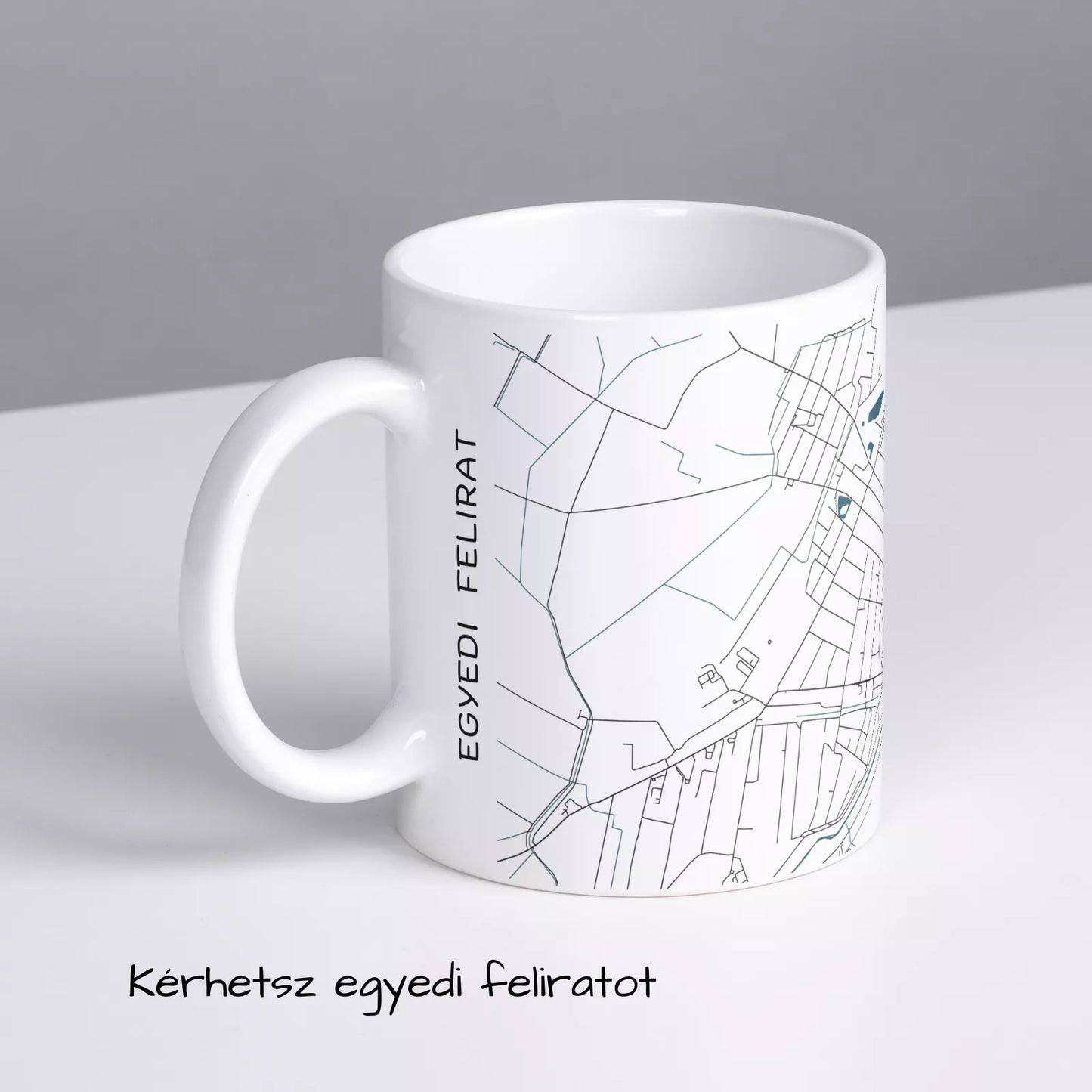 Szeghalom - Térképes bögre