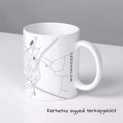 Szeghalom - Térképes bögre