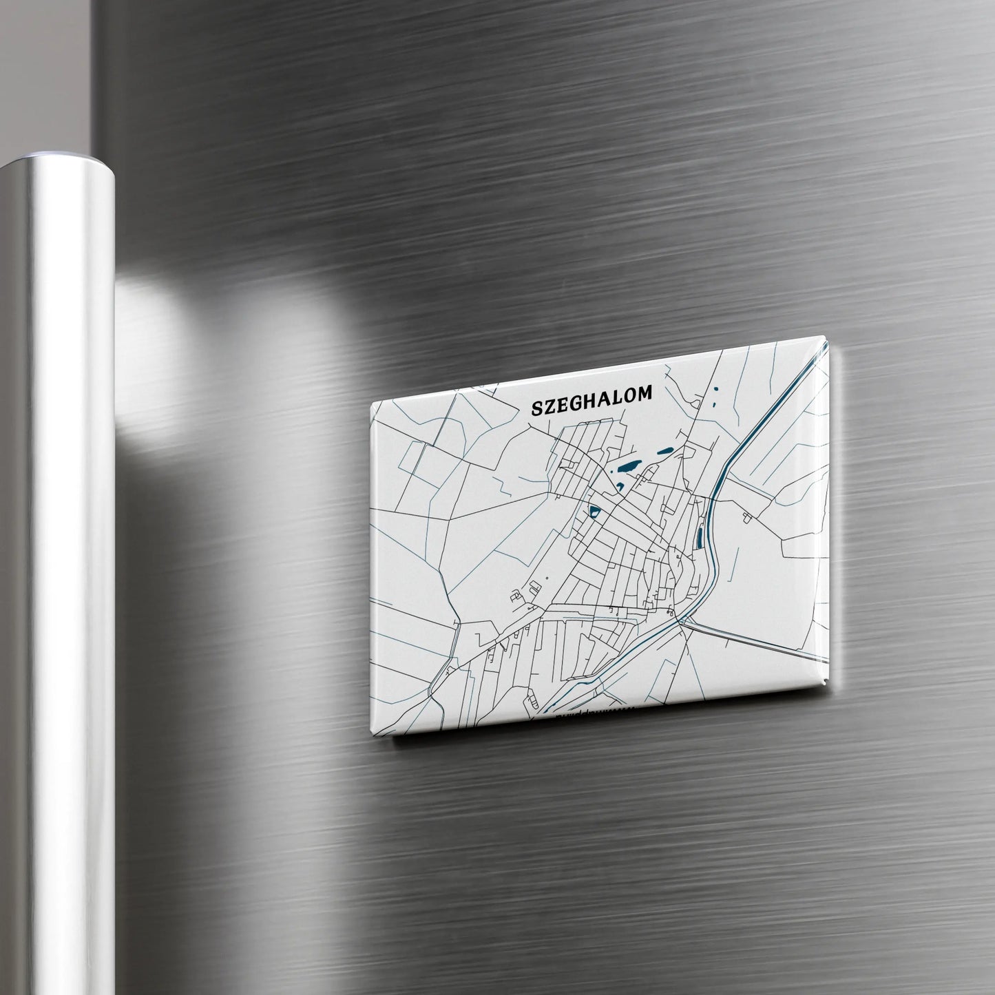 Szeghalom - Térképes hűtőmágnes