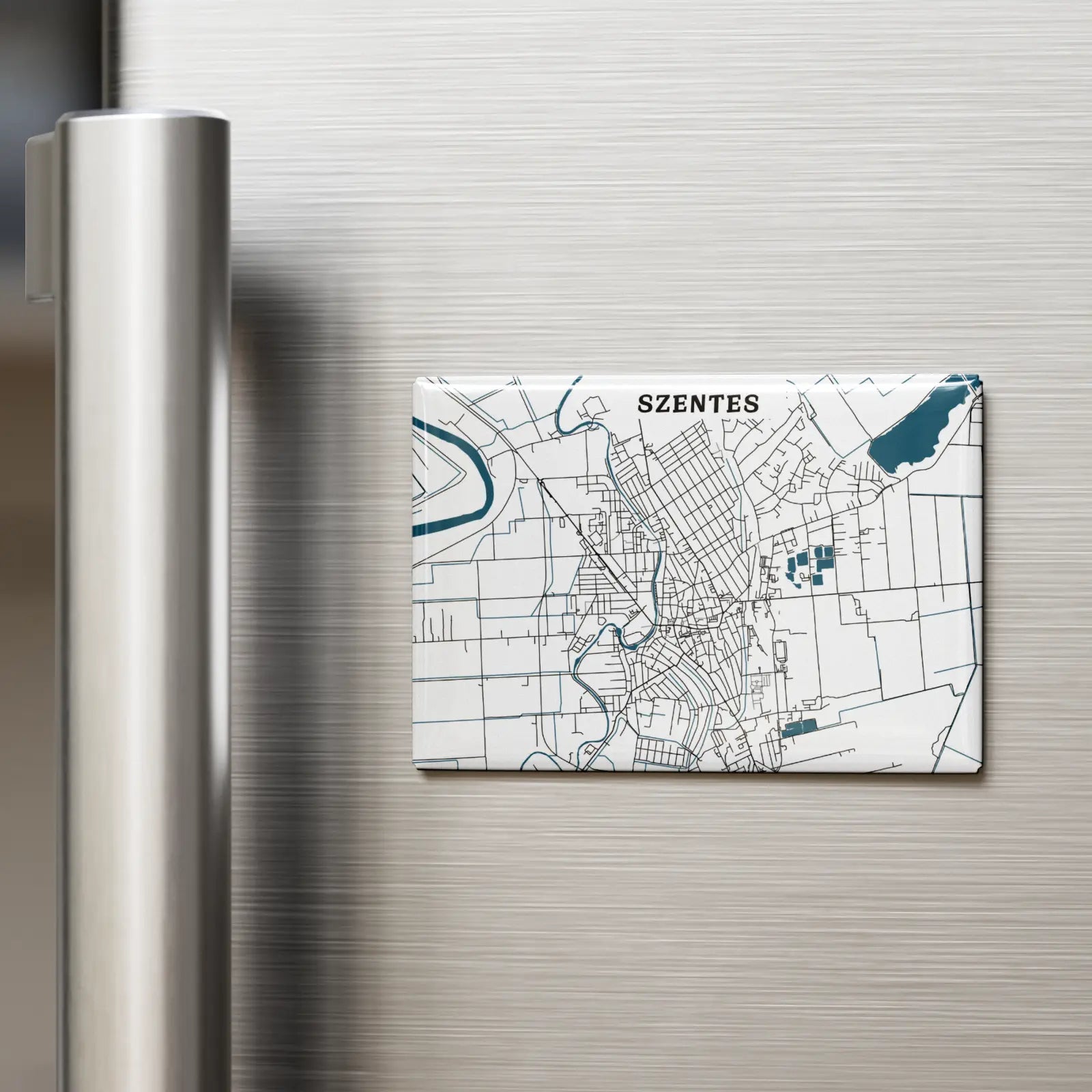 Szentes hűtőmágnes
