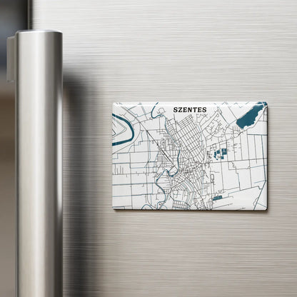 Szentes hűtőmágnes