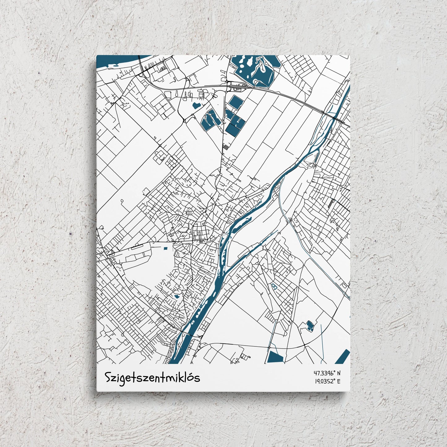 Szigetszentmiklós vászonkép