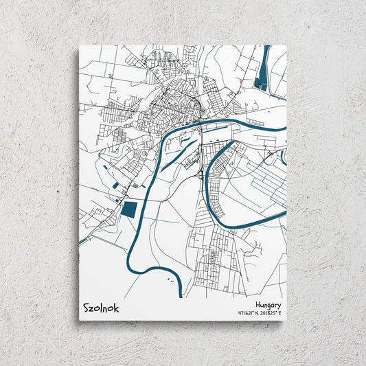 Szolnok vászonkép