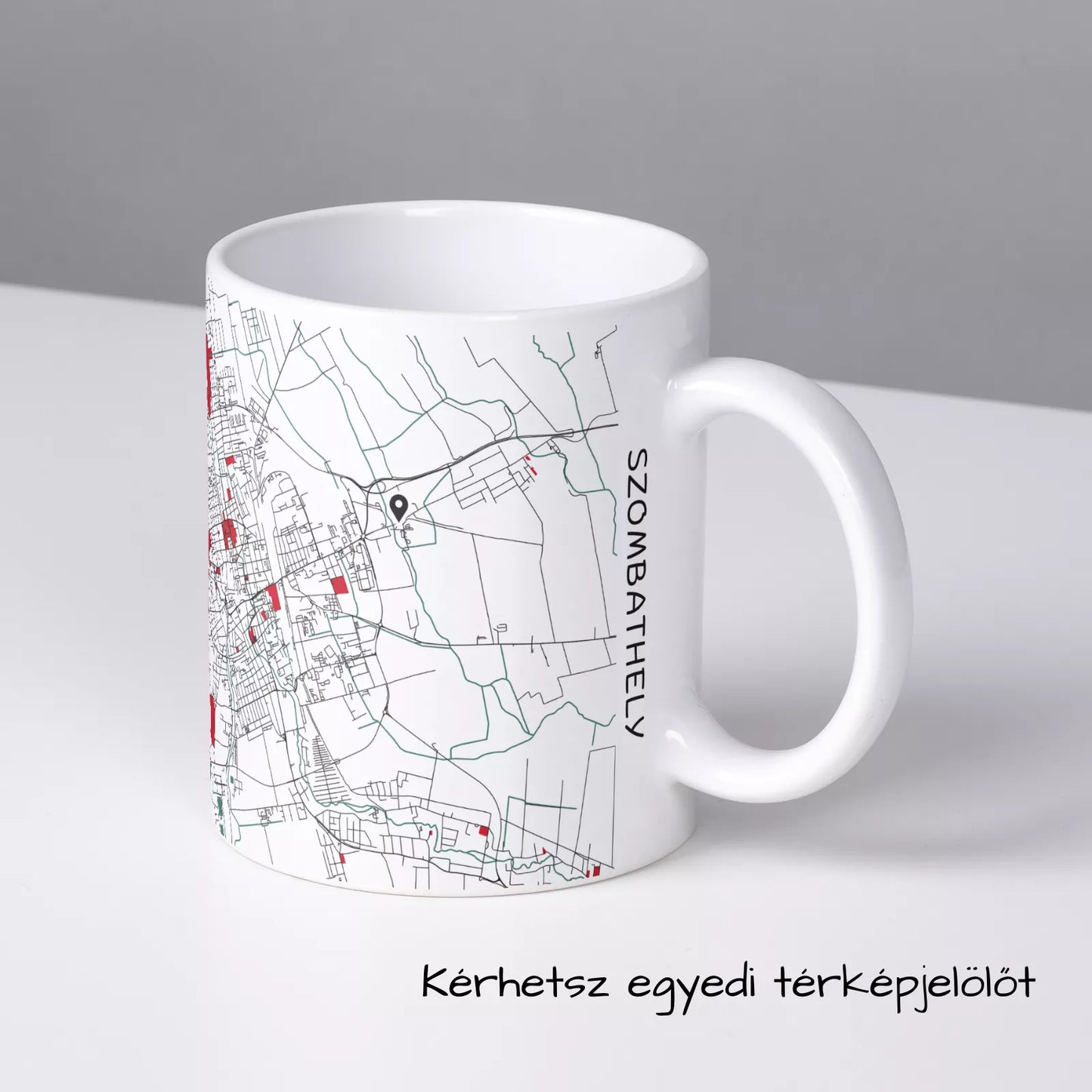 Szombathely - Térképes bögre