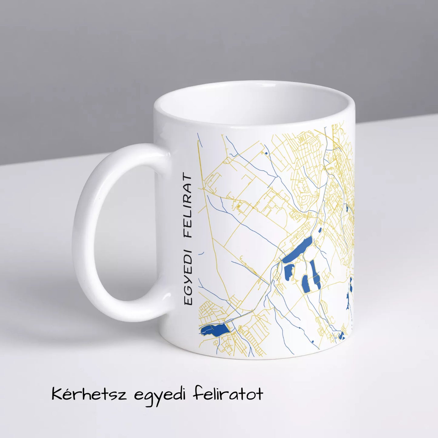 Tatabánya - Térképes bögre