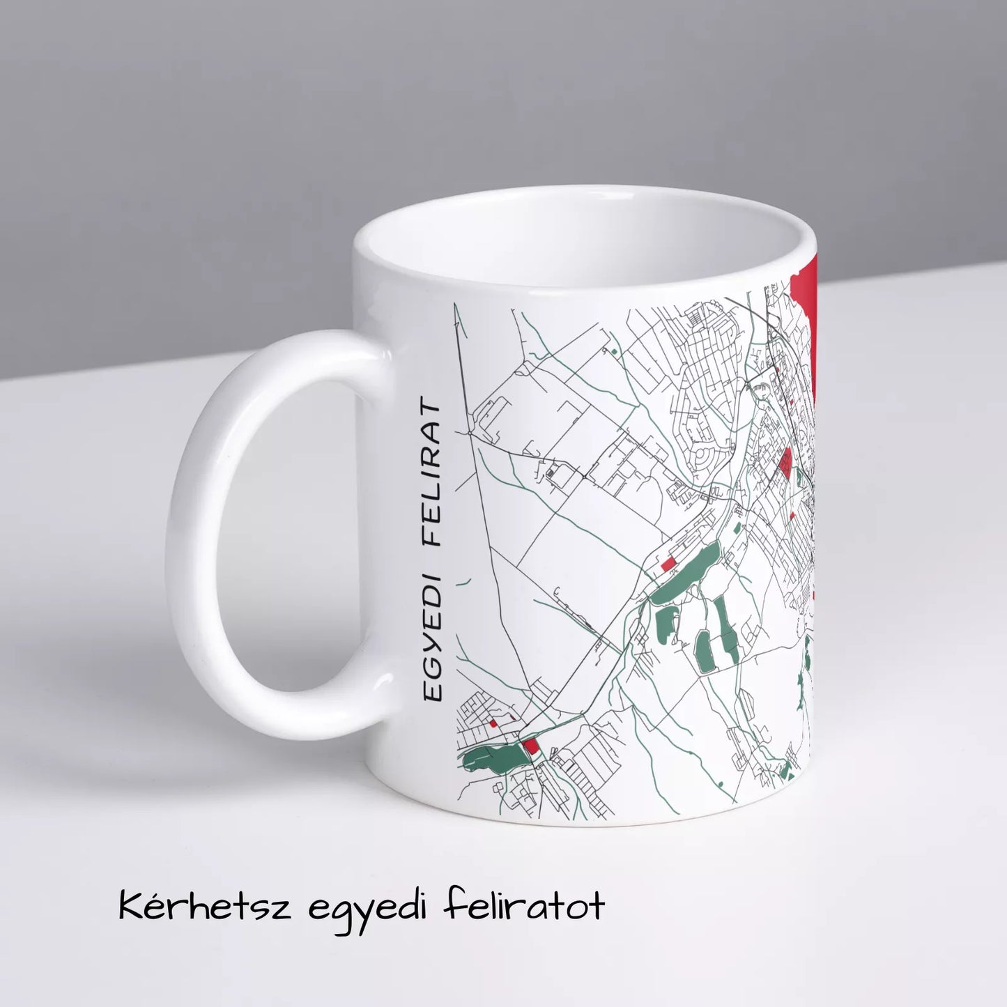 Tatabánya - Térképes bögre