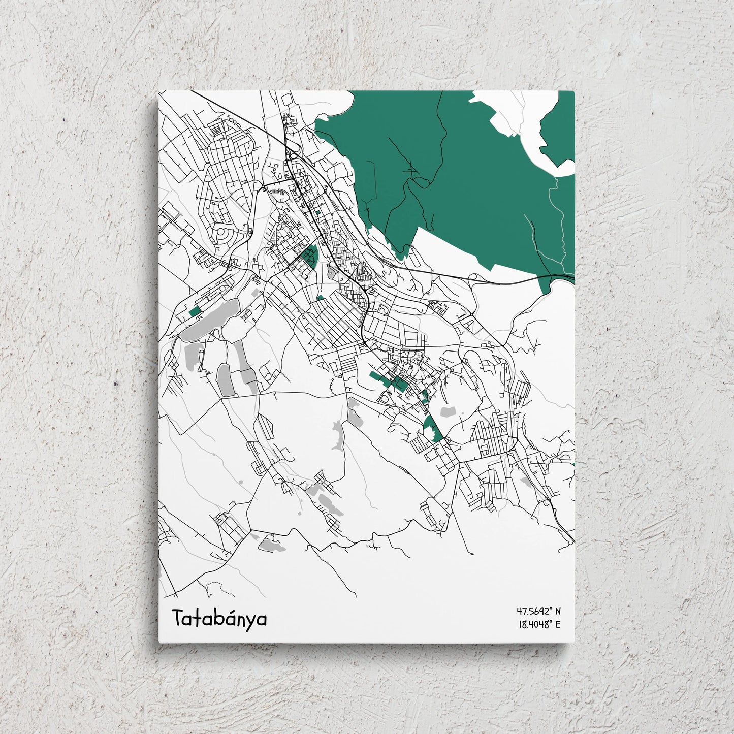 Tatabánya vászonkép