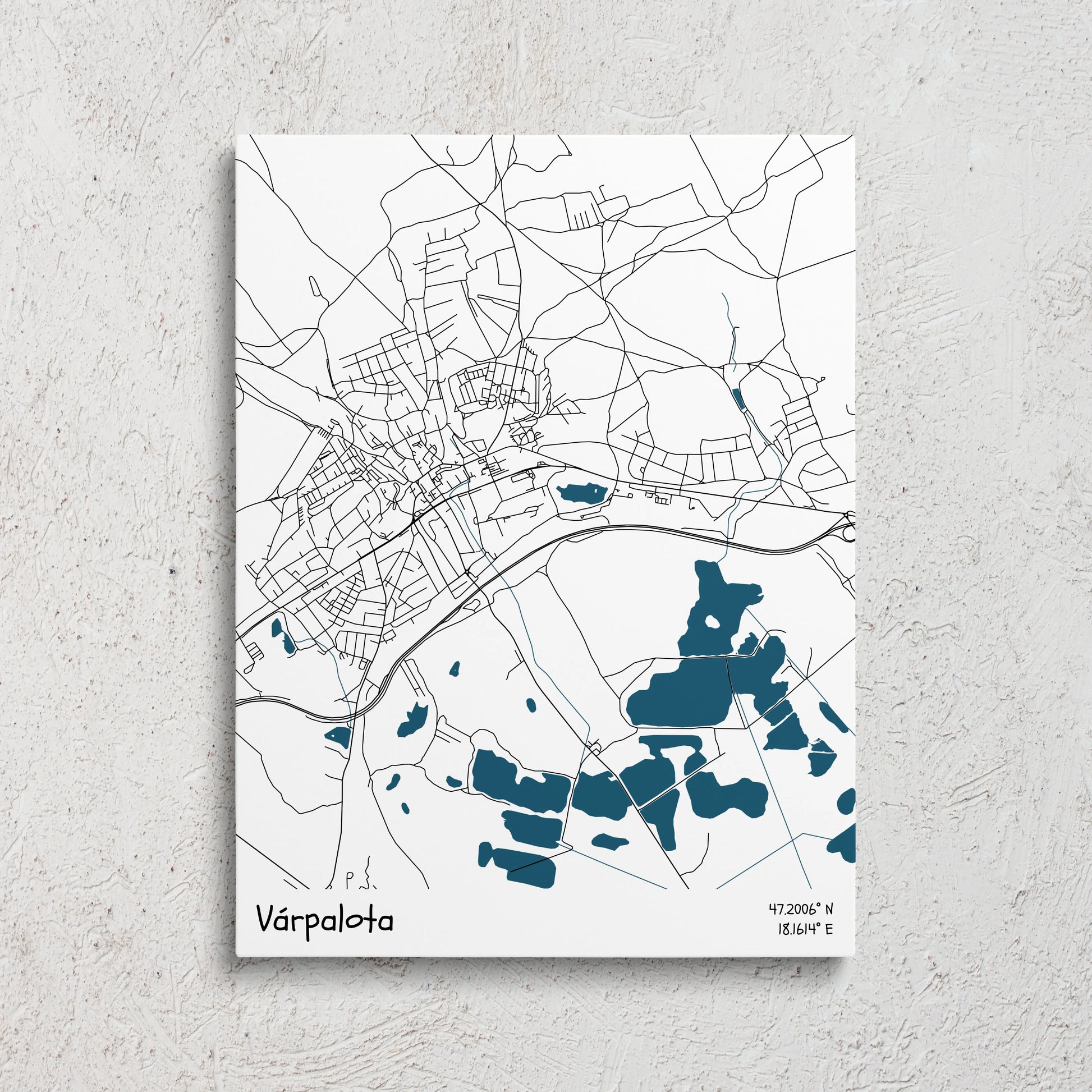 Várpalota vászonkép