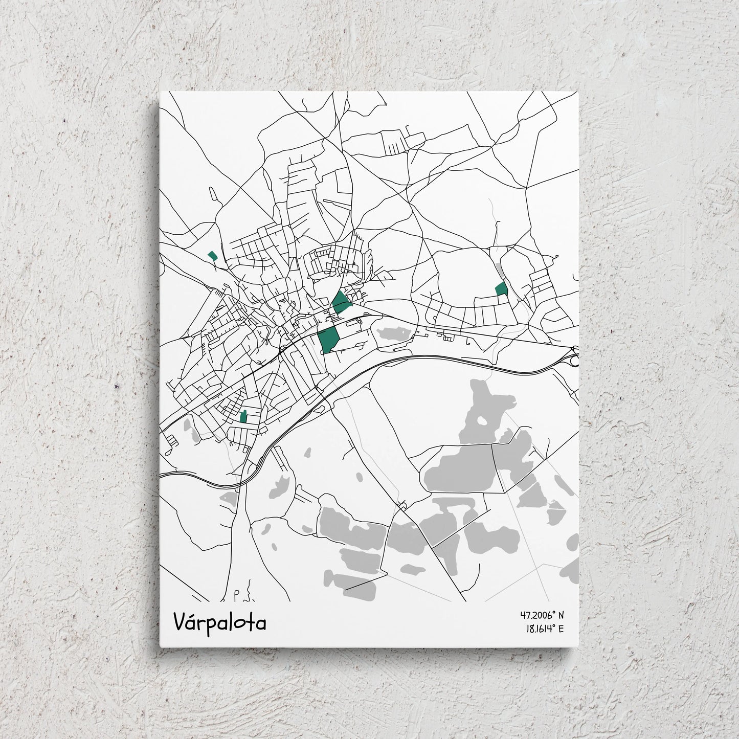 Várpalota vászonkép