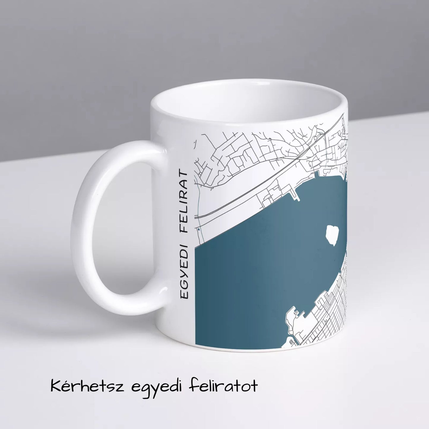 Velence - Térképes bögre