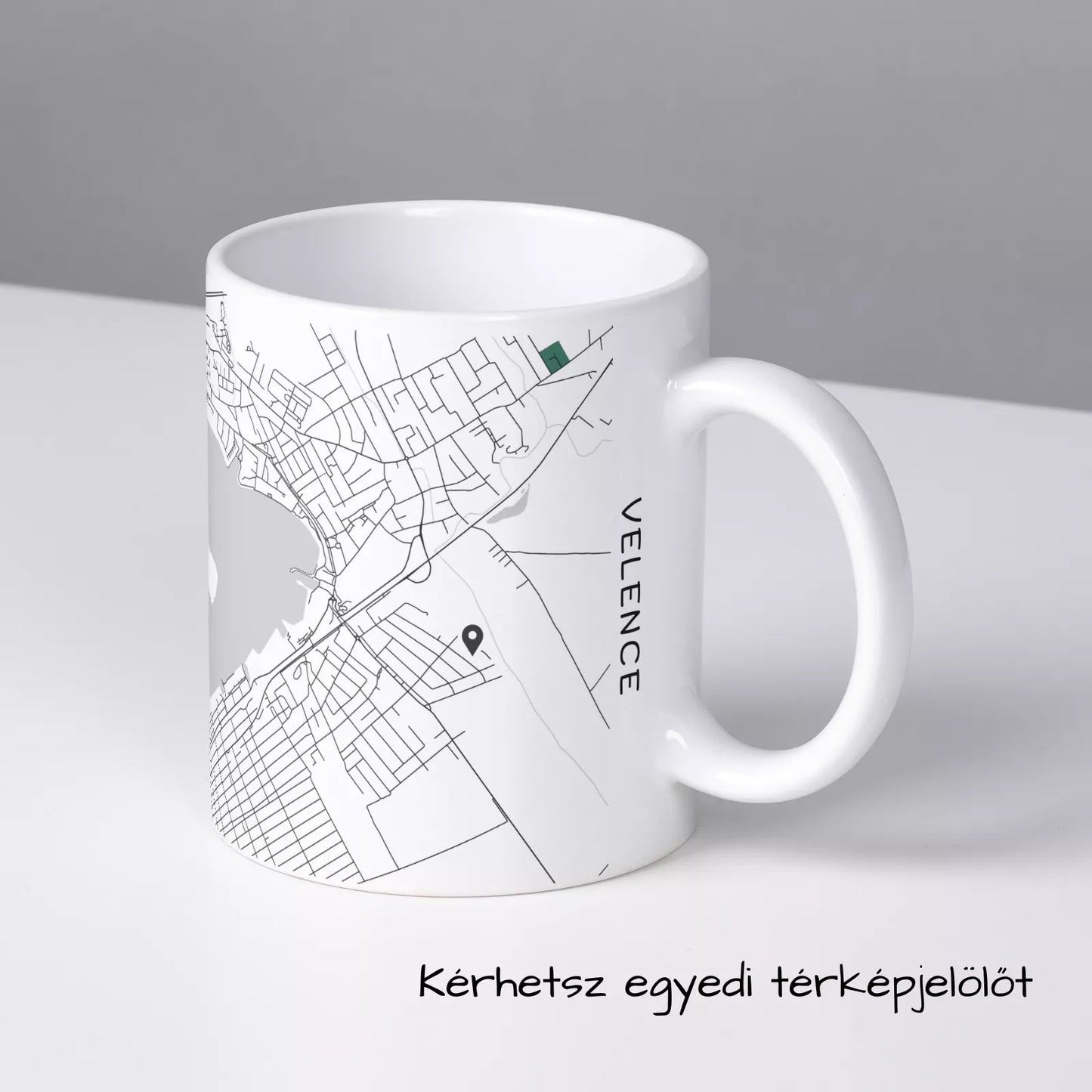 Velence - Térképes bögre