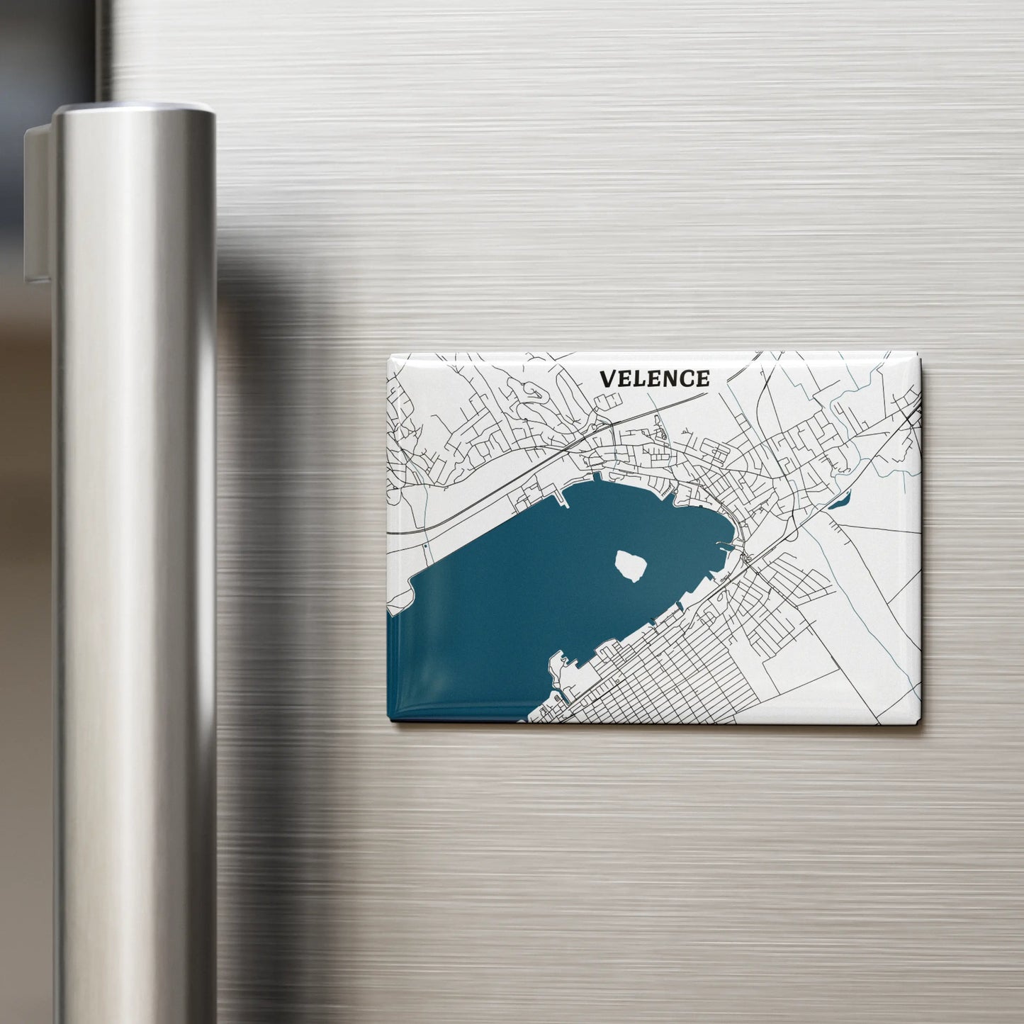 Velence hűtőmágnes