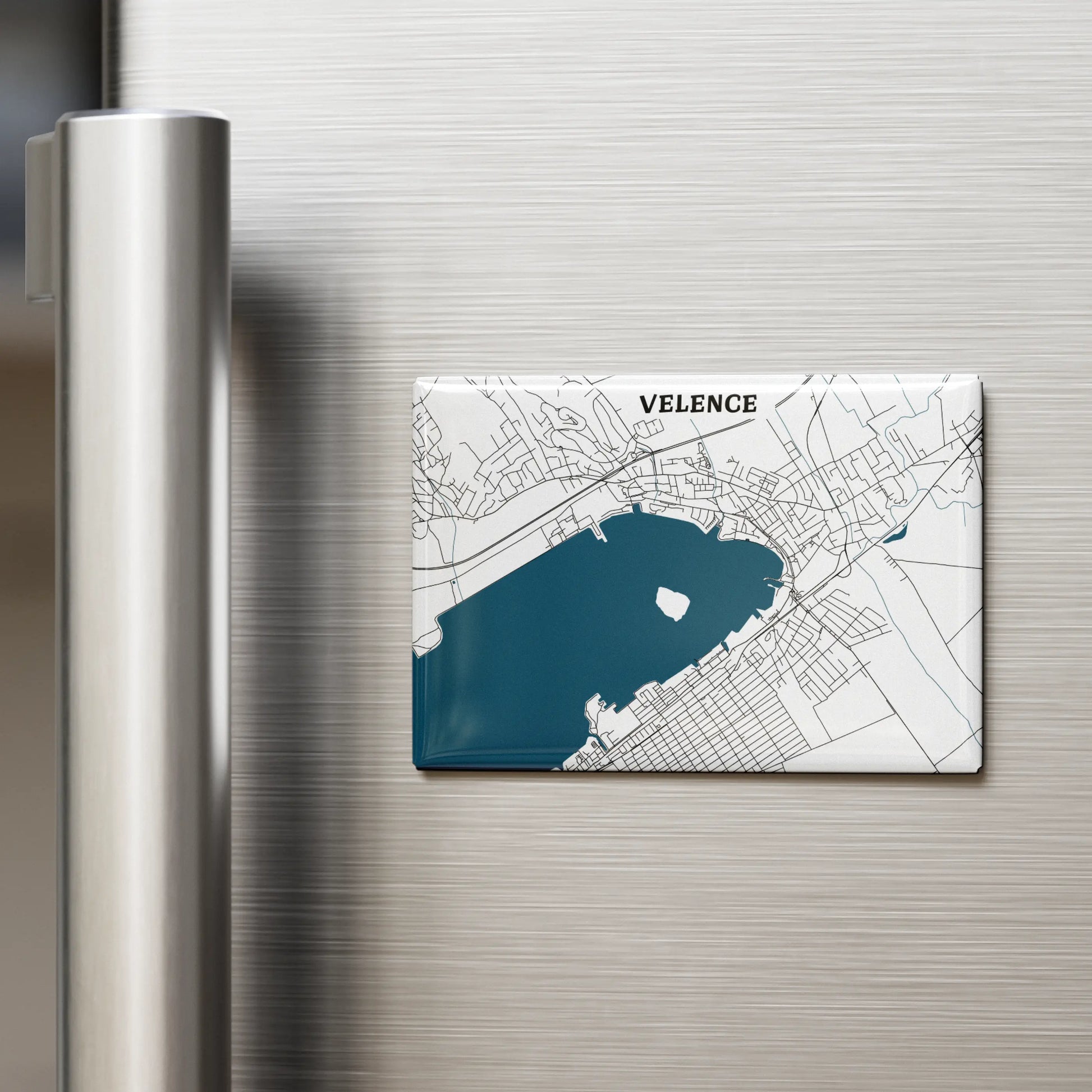 Velence hűtőmágnes