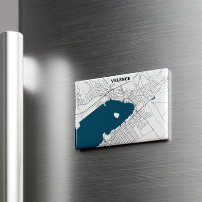 Velence - Térképes hűtőmágnes
